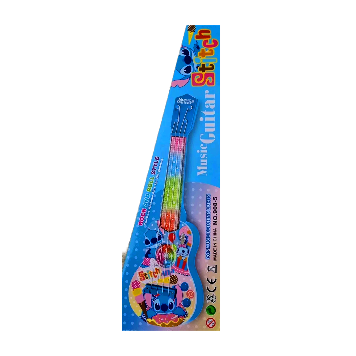 Stitch Electric Light Up & Sounds Toy Guitar