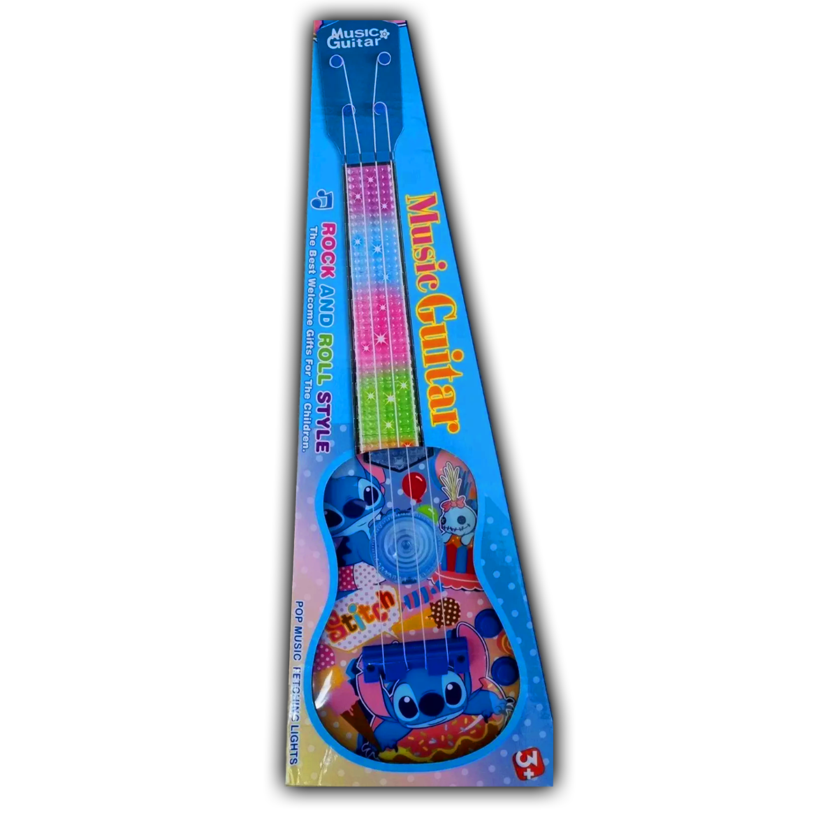 Stitch Electric Light Up & Sounds Toy Guitar