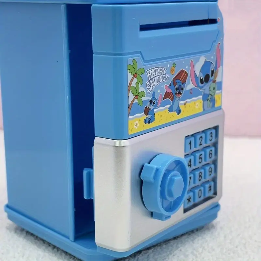 Stitch Mini Safe Piggy Bank - 2 Colours