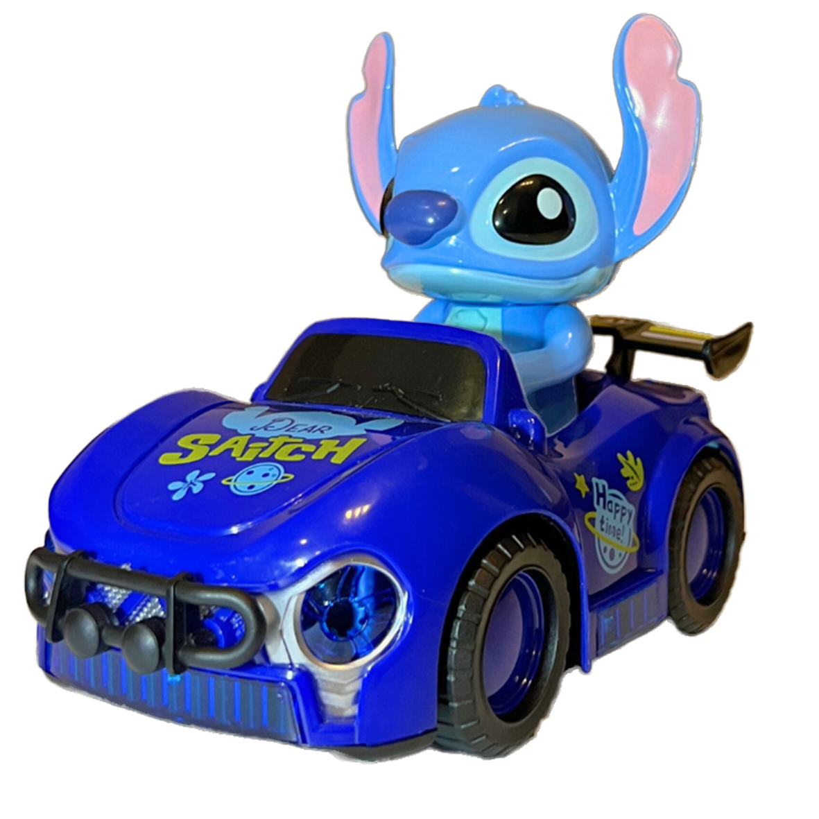 Stitch Roadster Light Up & Sounds Toy Car with Spray Mist Exhaust