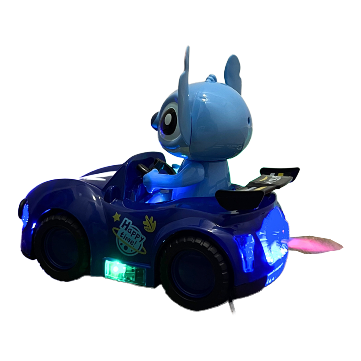 Stitch Roadster Light Up & Sounds Toy Car with Spray Mist Exhaust