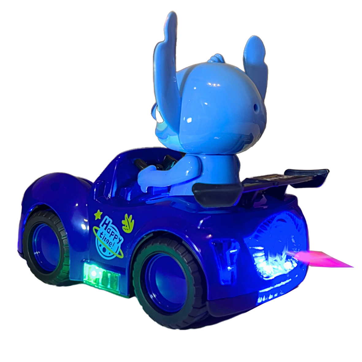 Stitch Roadster Light Up & Sounds Toy Car with Spray Mist Exhaust