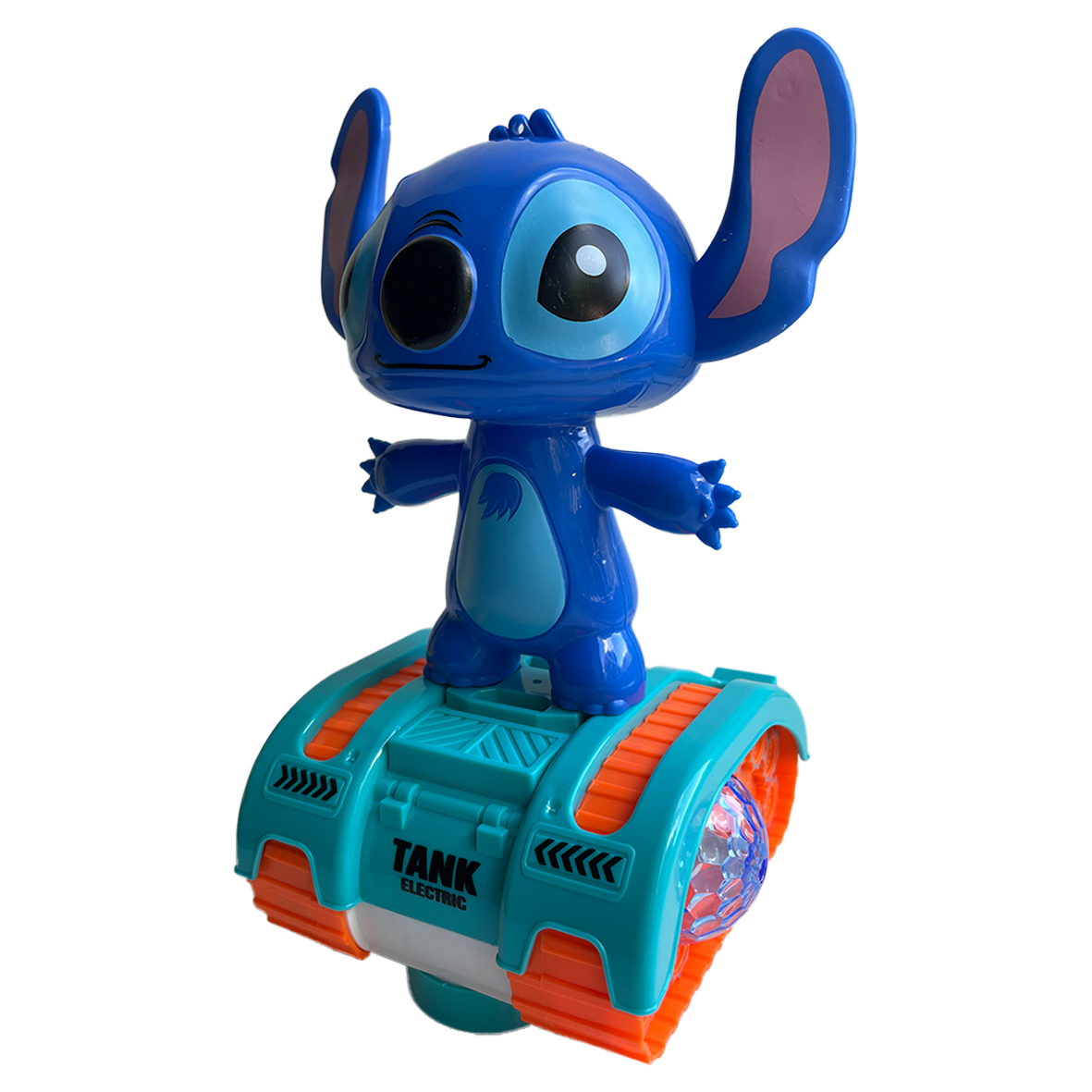 Stitch Tank Flashing Moving Spinning Toy with Lights