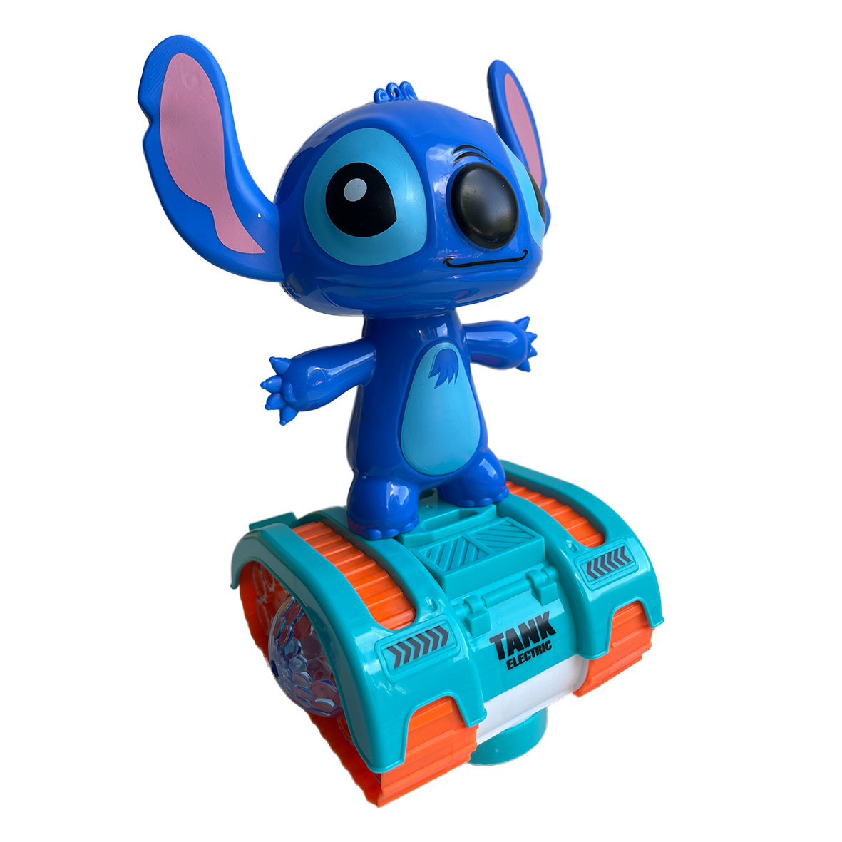 Stitch Tank Flashing Moving Spinning Toy with Lights