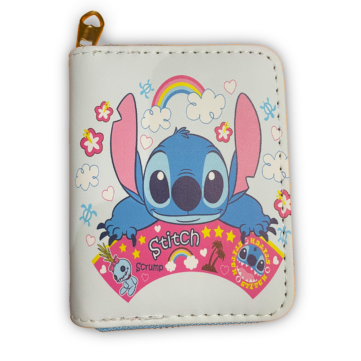 Stitch Wallet Purse with Zip - 4 Designs