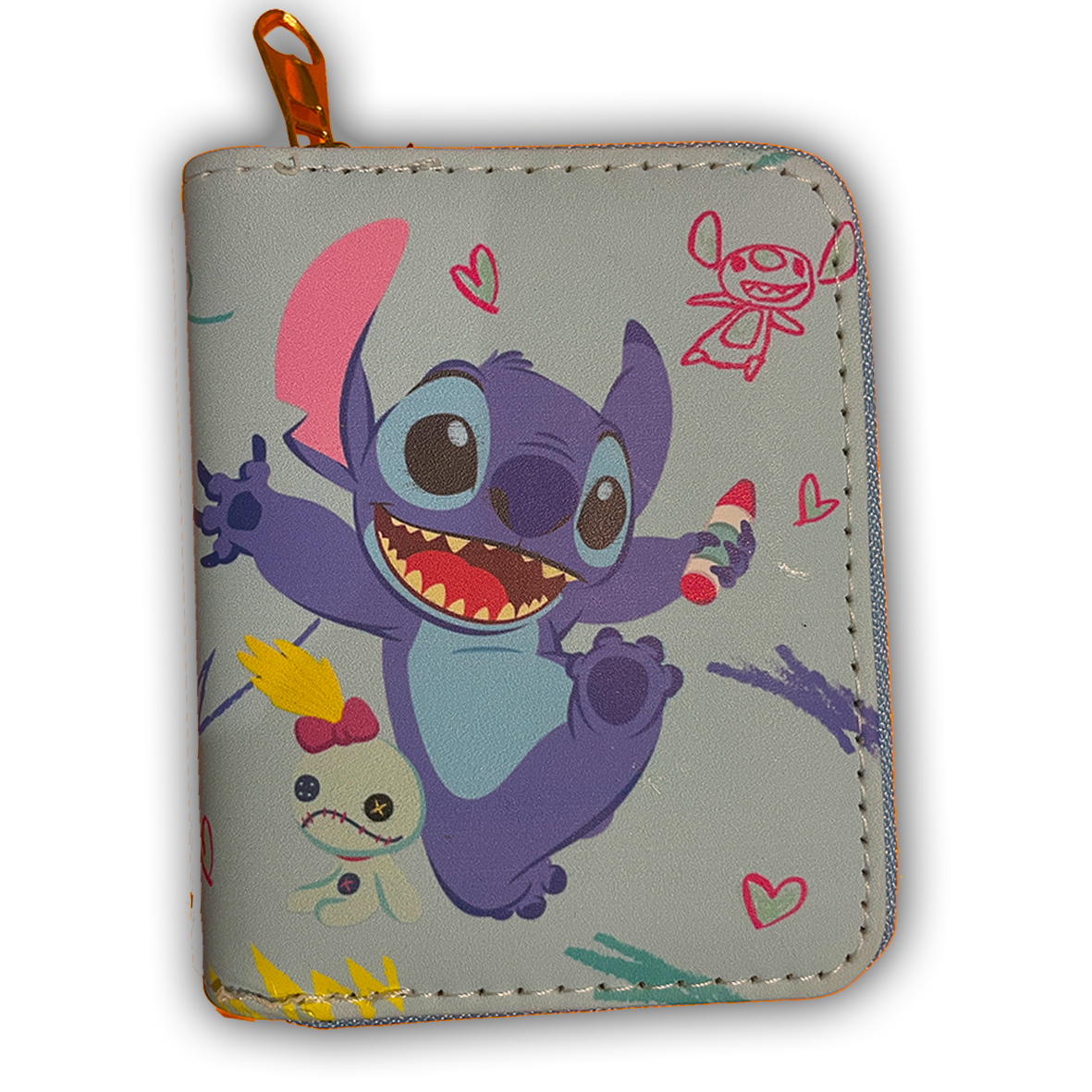 Stitch Wallet Purse with Zip - 4 Designs