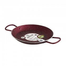 ASHLEY Non Stick Paella Pan 27cm Steel Handles STB0042 STK27-RED