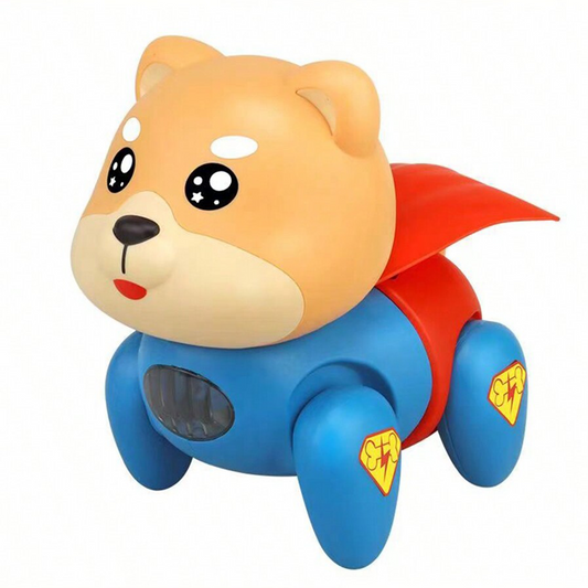 Superhero Walking Doggy Baby Toy with Sound and Lights