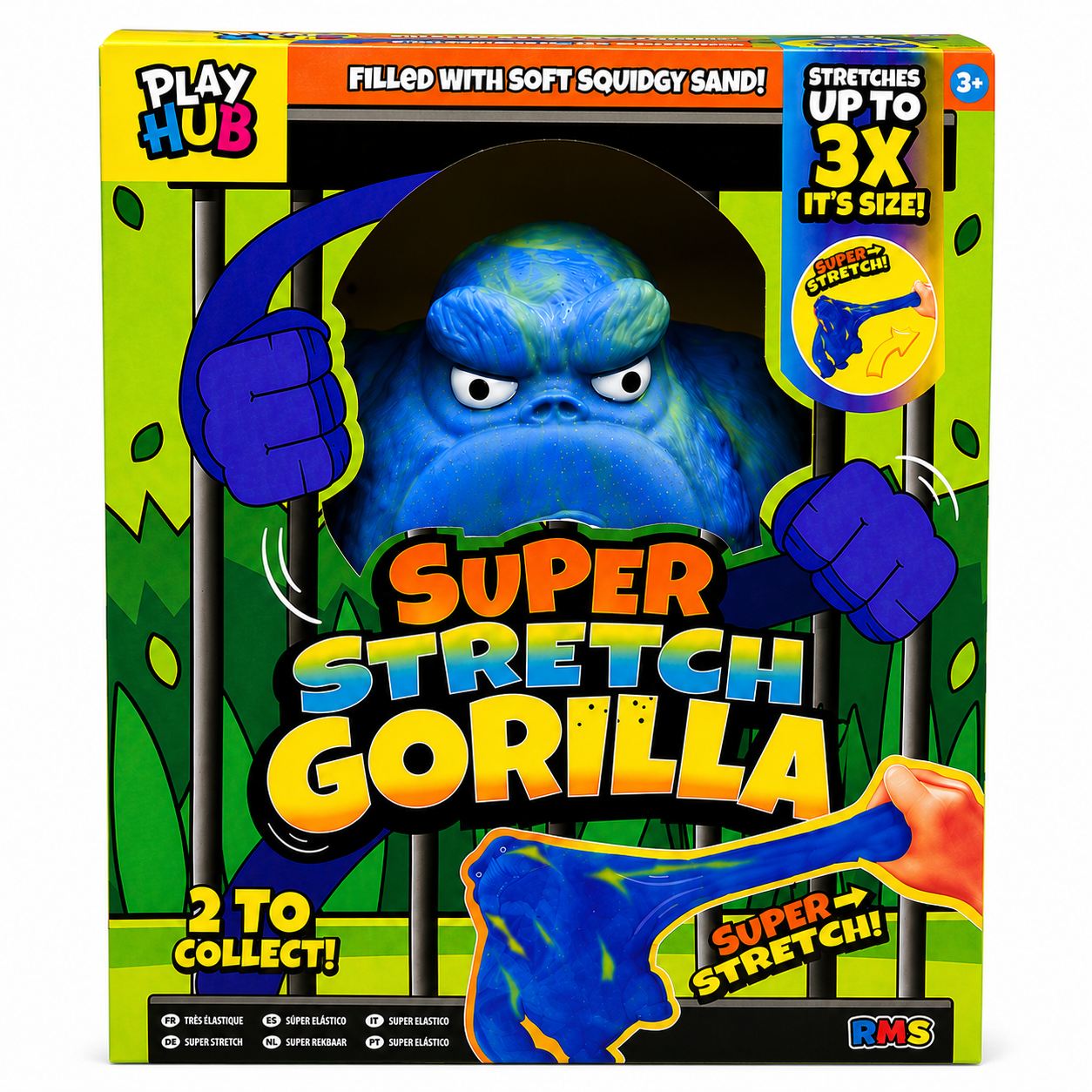 XL Super Stretch Gorilla Squishy Fidget Squish Sensory Toy - 2 Colours to Collect