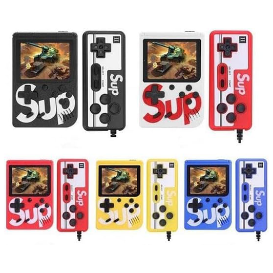 400 in 1 Sup Retro Game Boy Style Handheld Games Console & Controller - Sup Assorted Colours