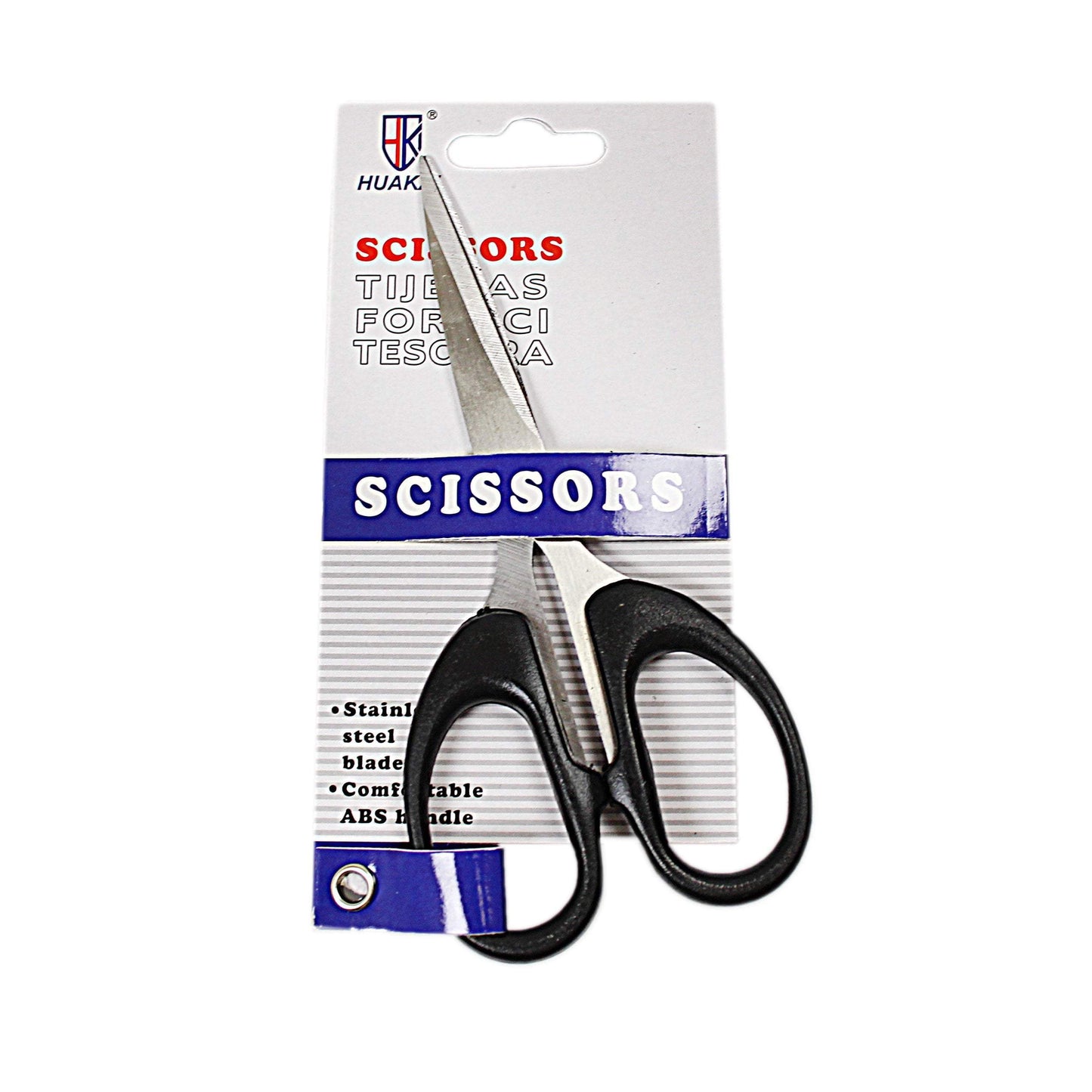 Stainless Steel Scissors with ABS Handle Comfortable Grip 3683