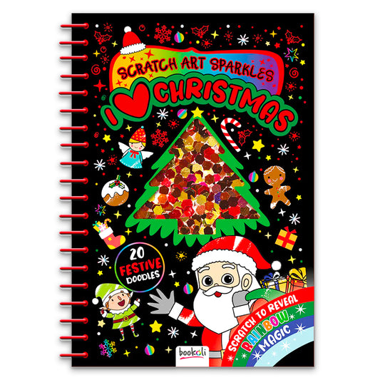 Christmas Scratch Art Sparkles Book