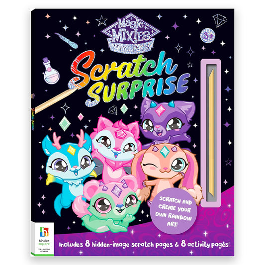 Magic Mixies Deluxe Scratch Art Book