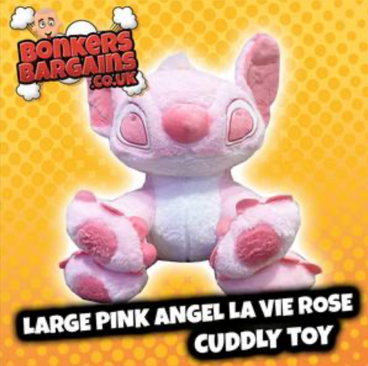 Large Pink Angel La Vie Rose Cuddly Toy