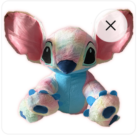 Stitch Large Plush Blush Unicorn Pastel LIMITED EDITION
