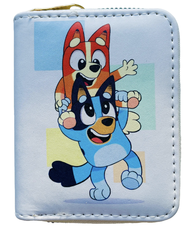 Bluey & Friends Wallet Purse with Zip - 6 Designs