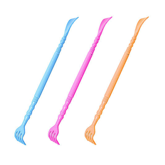 2 – In – 1 Plastic Shoe Horn And Back Scratcher Assorted Colours
