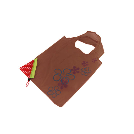 Foldable Expandable Strawberry Shopping Carrier Bag 37 x 35cm Assorted Colours 1113