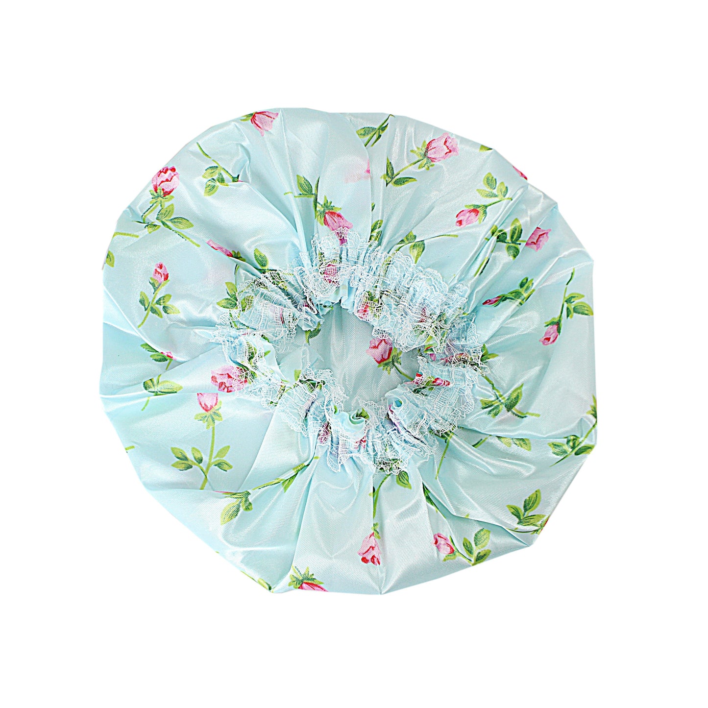 Reusable Shower Cap Floral Print Assorted Colours 0342