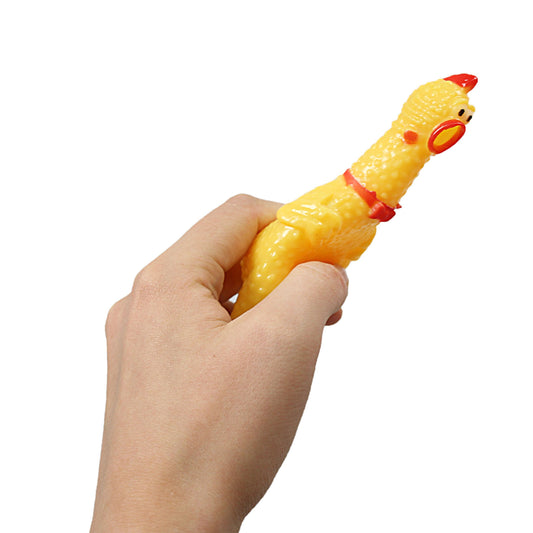 Pet Dog Toy Mini Shrilling Squeaky Chicken 16 cm 4986 A