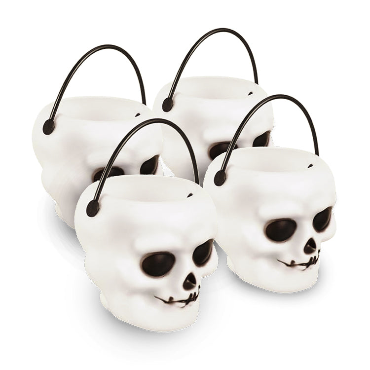 Skull Treat Pots x 4