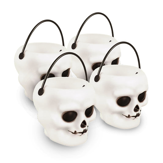 Skull Treat Pots x 4