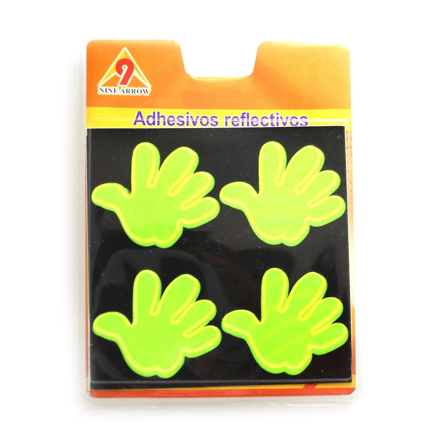 Smiley Face And Handprint Adhesive Reflectors 1838/1837