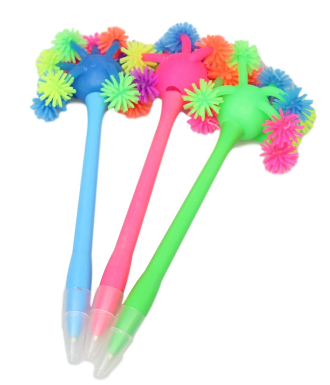 Fun Soft Stationery Pen With Balls 18 Cm Assorted Colours