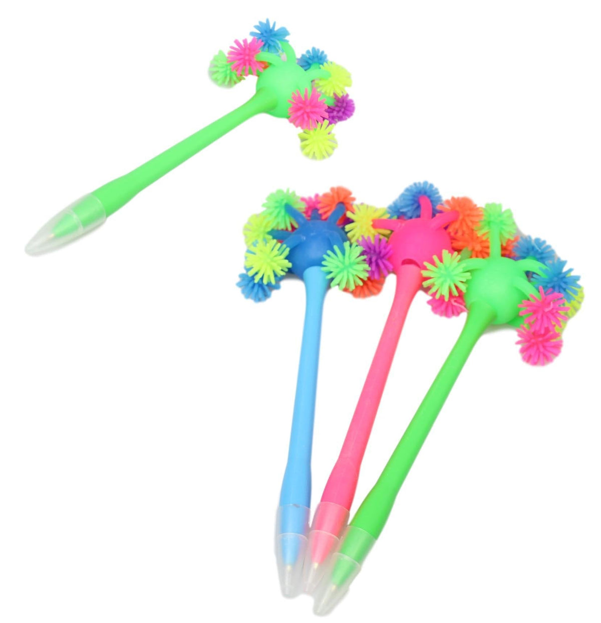 Fun Soft Stationery Pen With Balls 18 Cm Assorted Colours