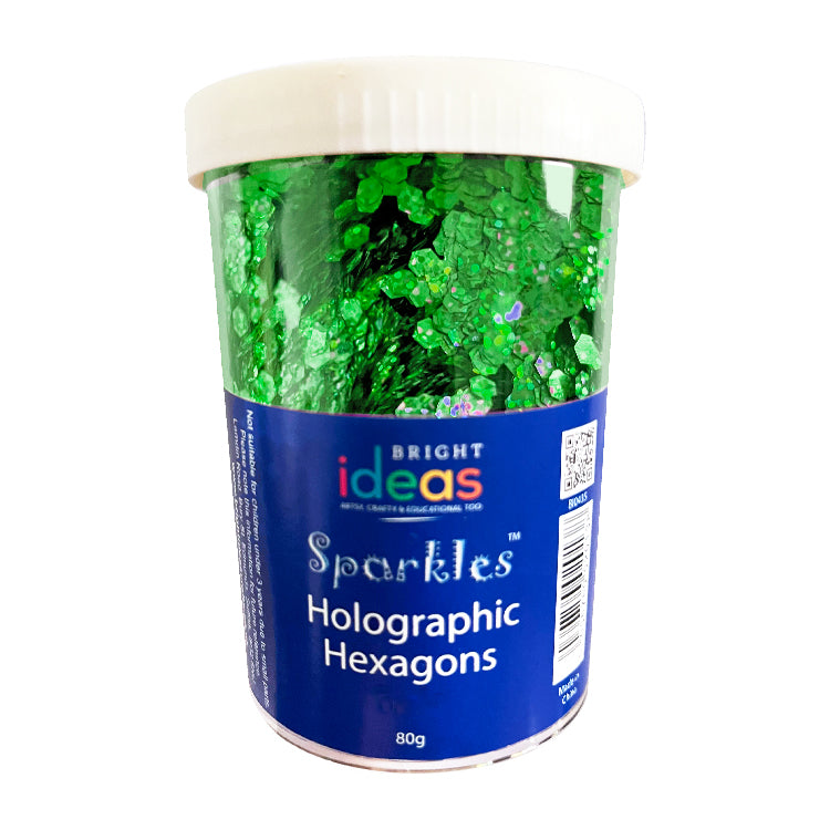 Green Glitter Sparkles Jumbo Tub 80g