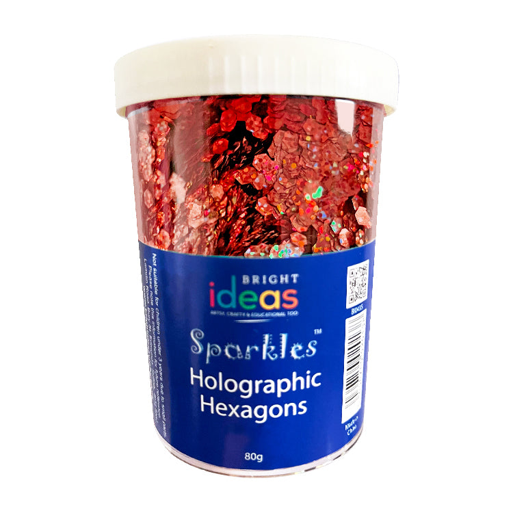 Red Glitter Sparkles Jumbo Shaker Jar ( 80g )