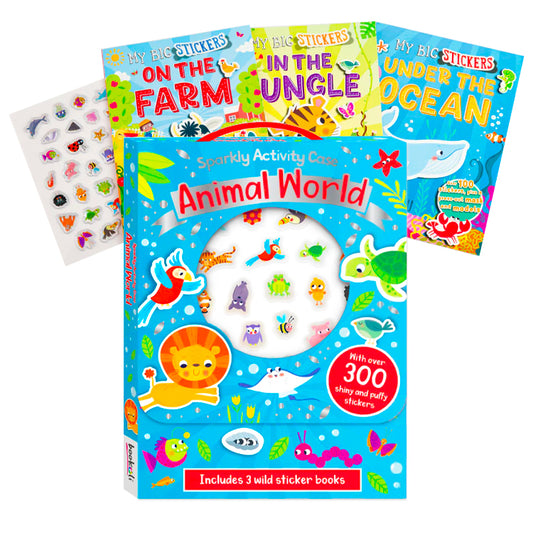 Animal World Sparkly Activity Case