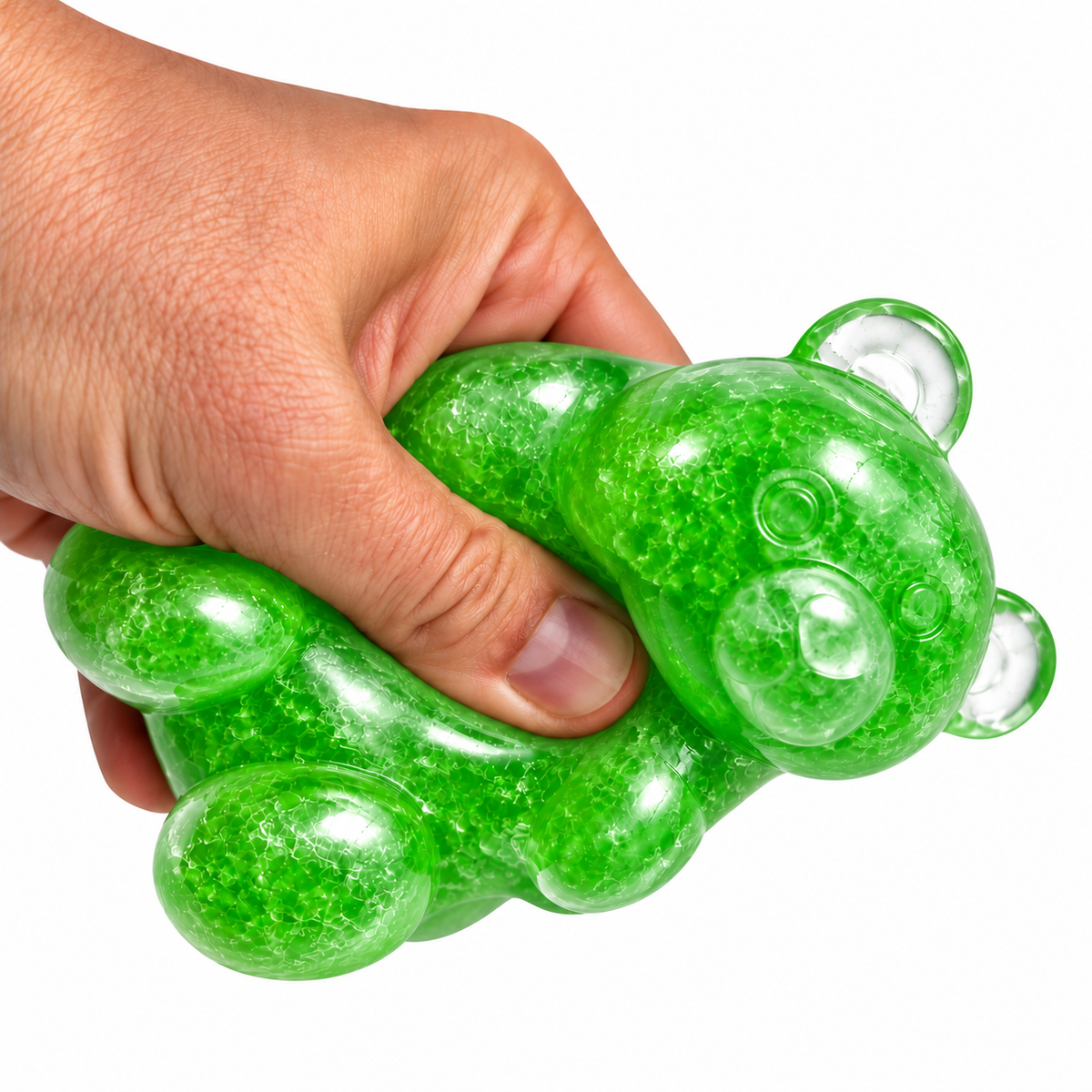Slushy Squishy Gummy Bear - Fidget Squish Sensory Toy - 4 Colours