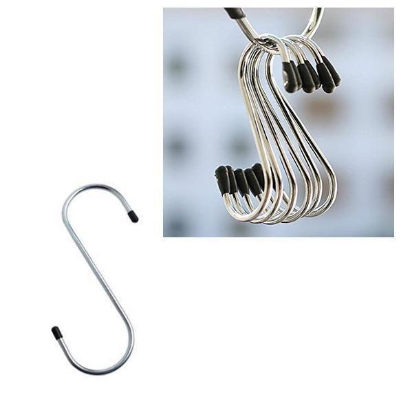 Steel S Hooks 5pcs 7x 7cm 0802