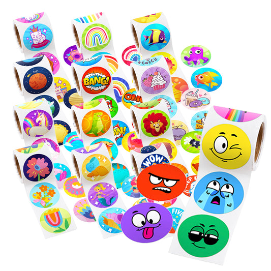 Rolls Of Stickers Mega Bulk Mix ( 52 Rolls )