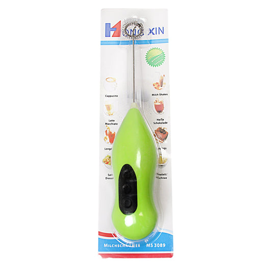 Hand Stirrer Coffee Milk Frother Stirrer Battery Operated 22 cm Assorted Colours 0129 A