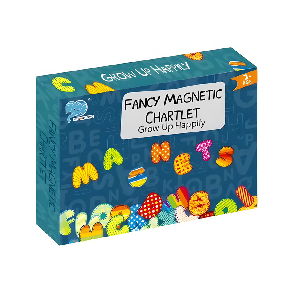 Magnetic Puzzle Colourful Alphabet Letters Fancy Magnetic Chartlet