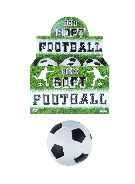 Indoor Outdoor Fun Playing Soft Footballs Black White Edition Balls