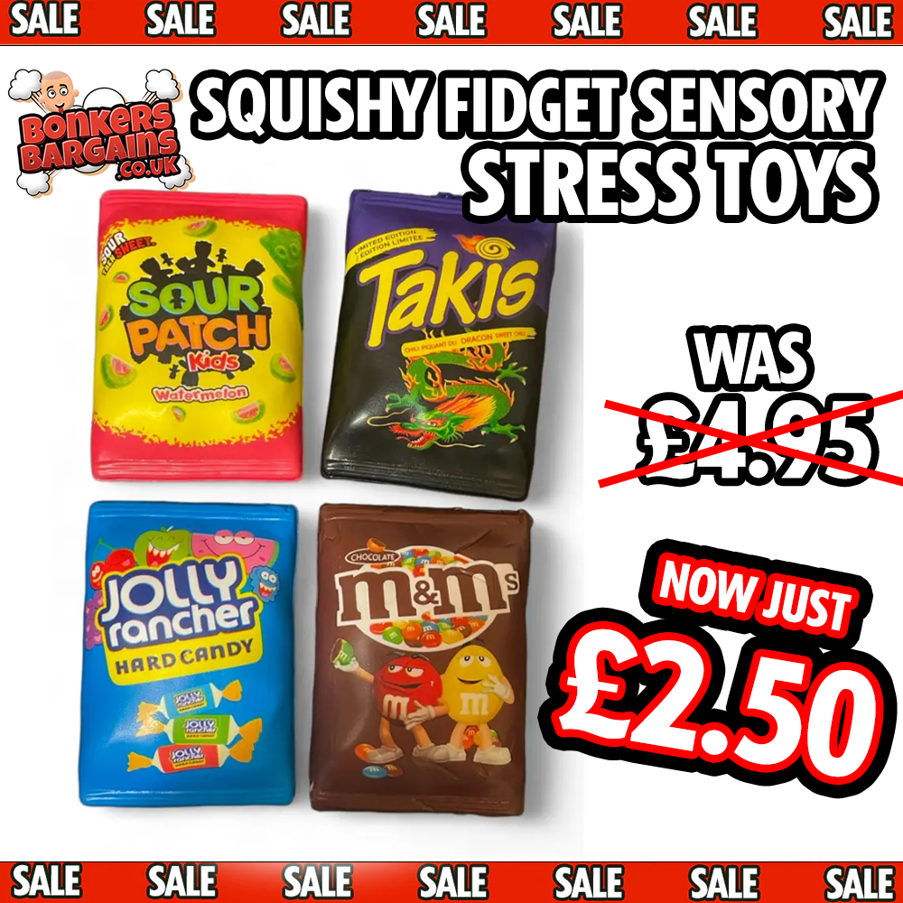 American Candy Style Squishy Sensory Fidget Stress Relief Toy