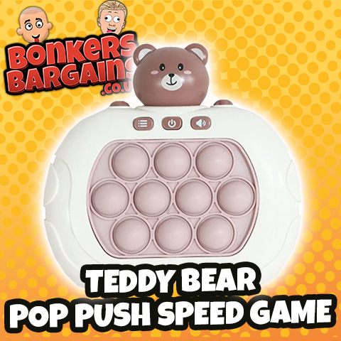 Teddy Bear Pop Push Speed Game