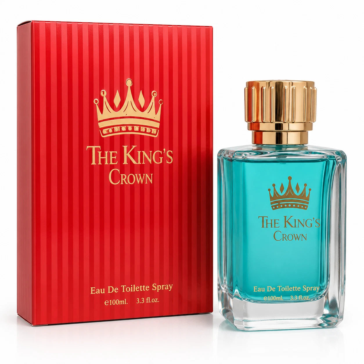 THE KING'S CROWN Inspired by Scandal - Men's Eau de Toilette Aftershave Spray 100ml - Saffron London