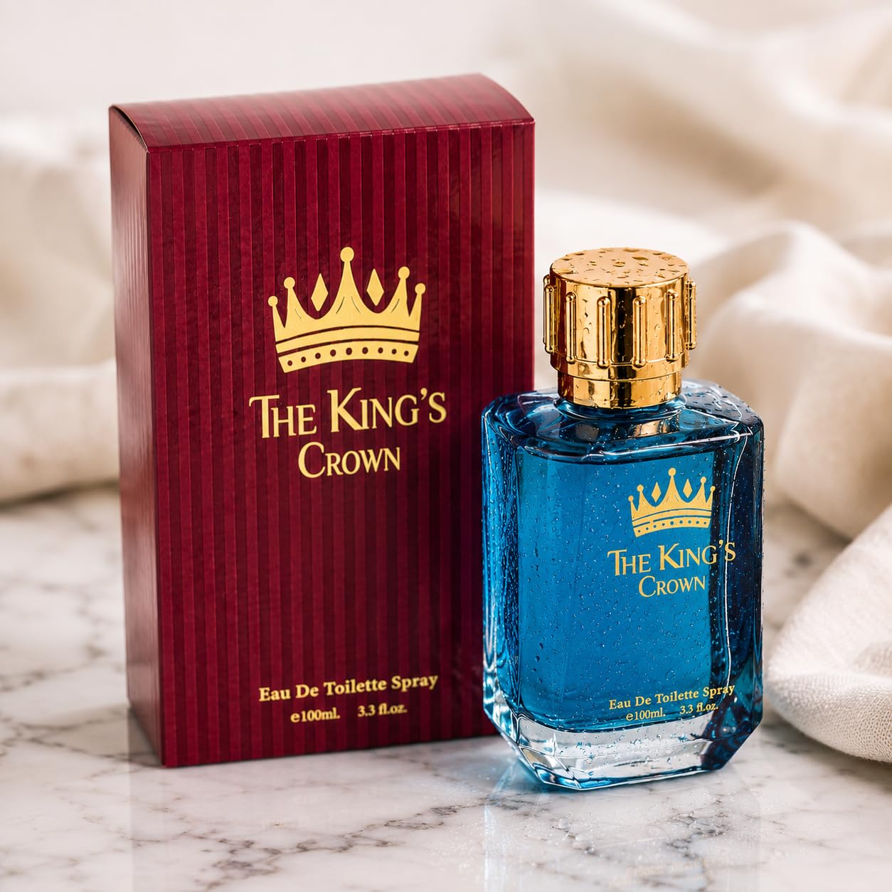 THE KING'S CROWN Inspired by Scandal - Men's Eau de Toilette Aftershave Spray 100ml - Saffron London