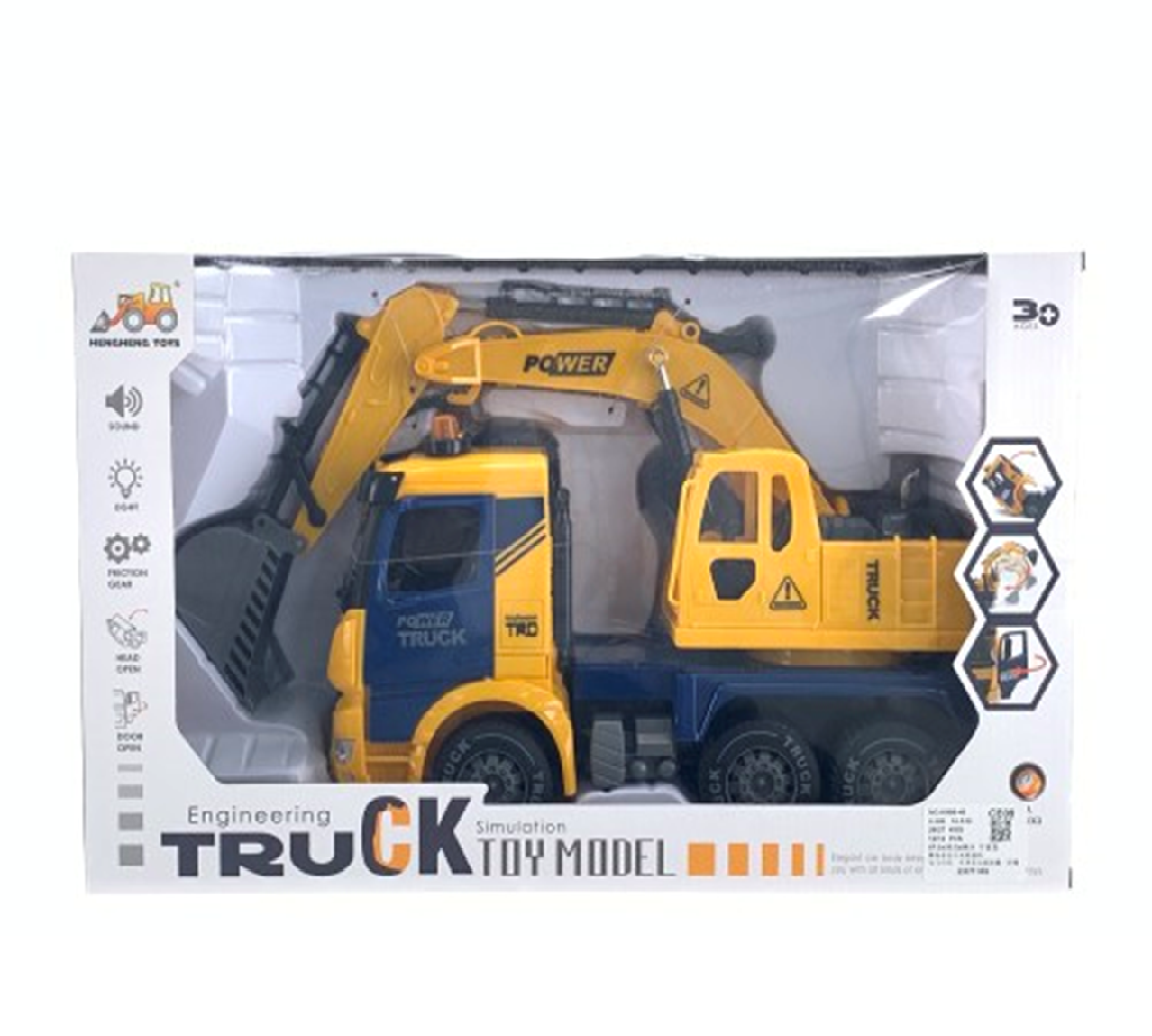 Toy Truck Excavator with Sound & Lights