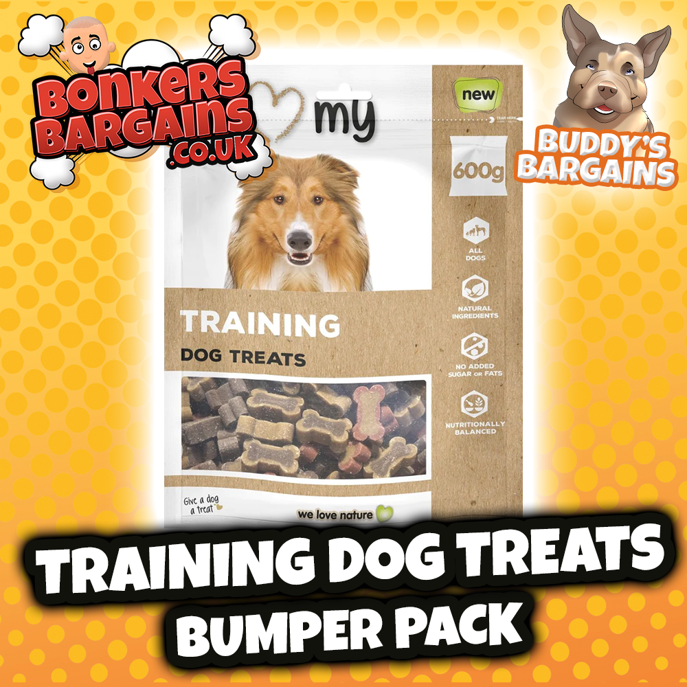 Pet Dog Duo Bone Training Treats 600g Bumper Bag 74182 (Parcel Rate)