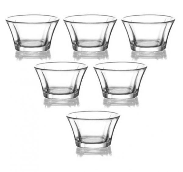 Truva Glass Side Dish Bowl 310cc Set of 6 TRU264FC