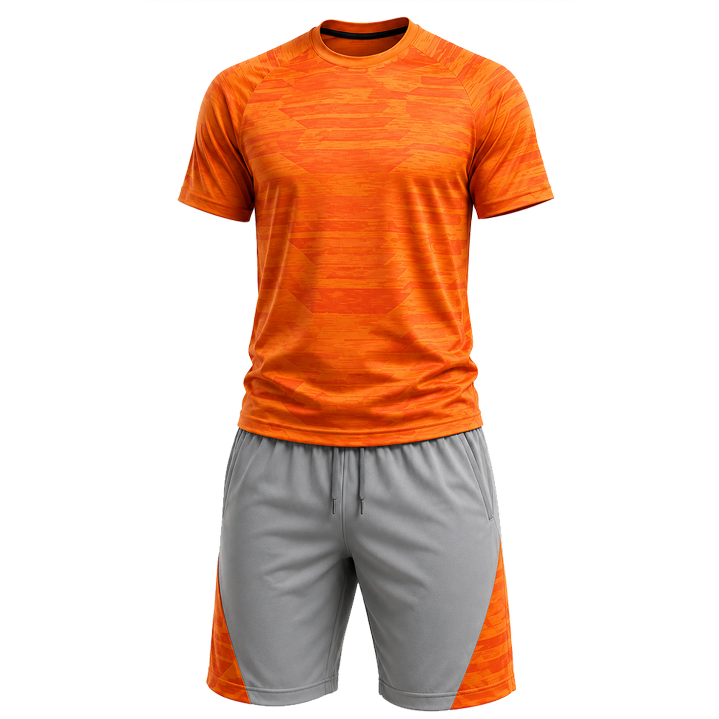 Mens Activewear T-Shirt and Shorts Set - Casual Two Piece Summer Co-Ord Outfit Gym Sportswear Activewear Lightweight Breathable Holiday Summer Set