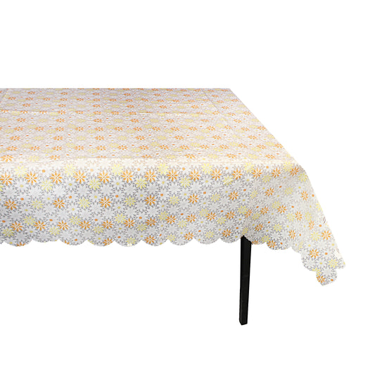 Pvc Vinyl Dining Kitchen Table Cover Protector With Floral Pattern 152 cm x 228 cm Assorted Designs And Colours