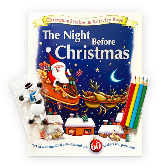 The Night Before Christmas Story Activity Book Set