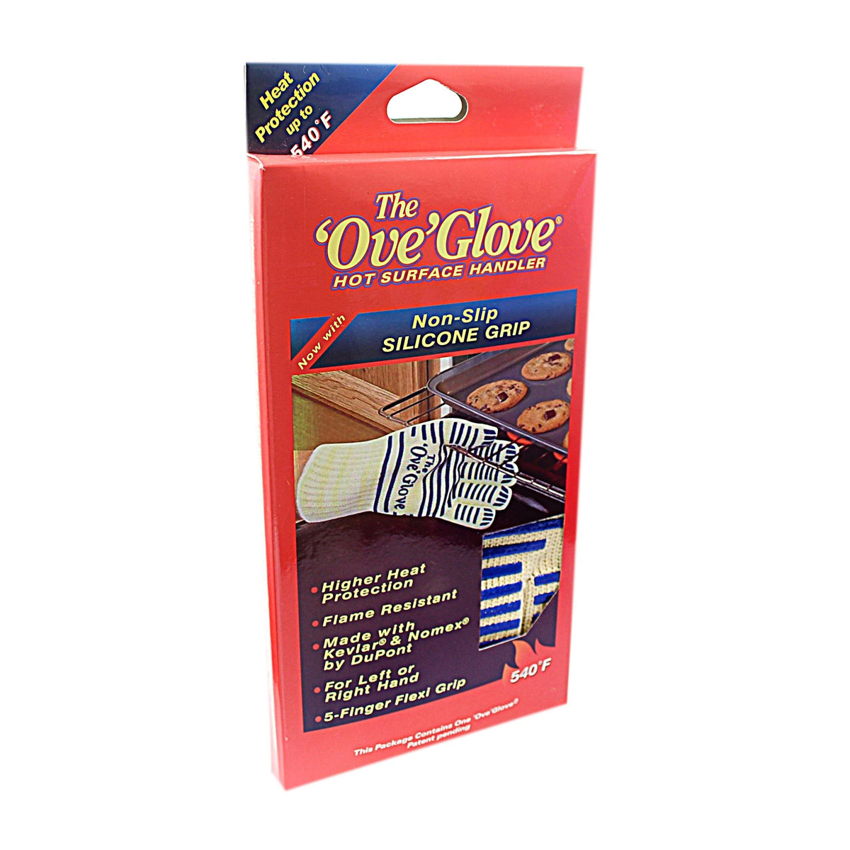 The 'Ove' Glove Heavy Duty Oven Glove Non – Slip Silicone Grip Washable Large
