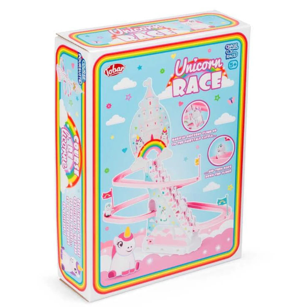 Unicorn Race Climb & Slide Game